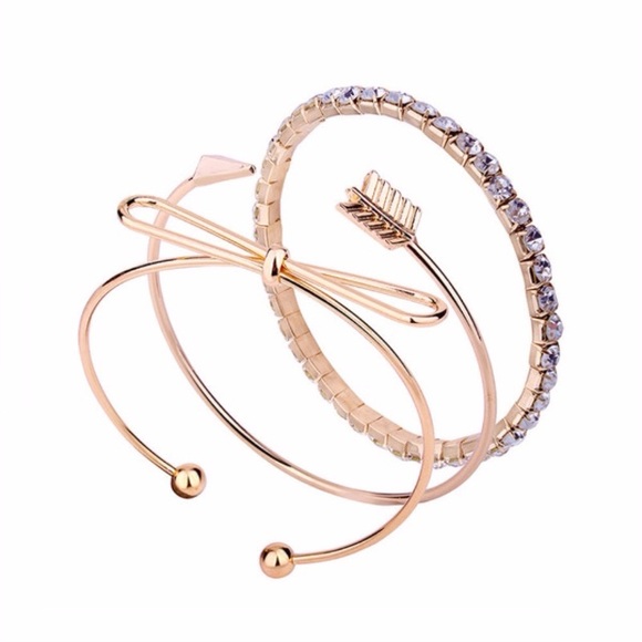 🌟🎁LAST ONE! Gold bangles! - Picture 2 of 5